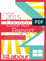Cambridge Labour 2015 Residents' Report