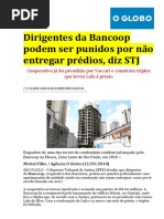 o Globo - Stj Dissolução BANCOOP