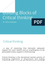 Critical Thinking-Building Blocks 2018