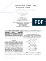 A Cascade Multilevel Inverter Using a Single DC Source