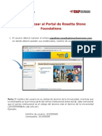 Como Ingresar A Rosetta Stone Foundations - UAP PDF