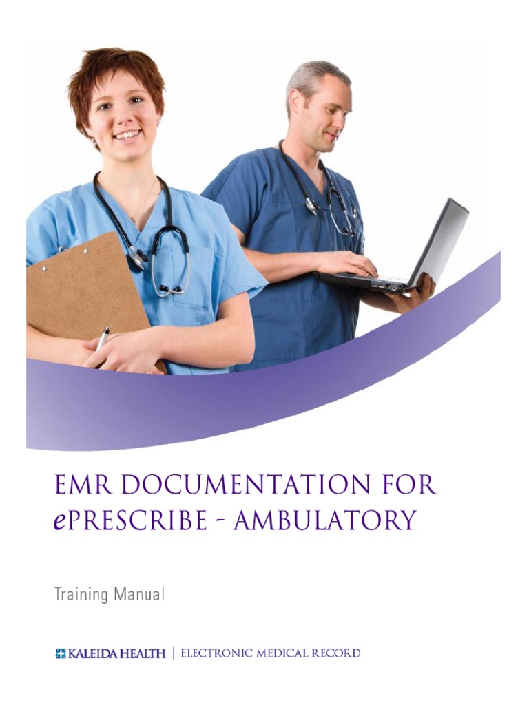 ePrescribing Guide for EMR Users | PDF | Medical Prescription ...