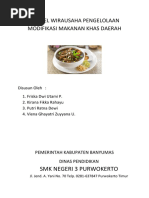 Download Artikel Wirausaha Pengelolaan Modifikasi Makanan Khas Daerah by Faizal Adil Al Kautsar SN383957640 doc pdf