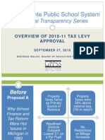 GPPSS Financial Transparency Series_2010-11 Tax Levy