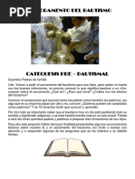 El Sacramento Del Bautismo