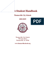 Thomasville City - Parent Student Handbook 2018-2019 (Final) 6-25-18