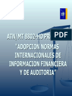 Adopcion de Normas de Auditoria en Honduras