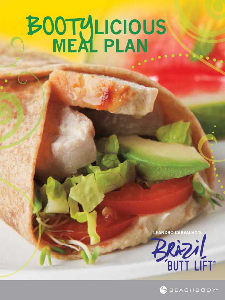 BBL NutritionGuide BootyliciousMealPlan Bvl2ue | PDF | Nutrition Facts ...