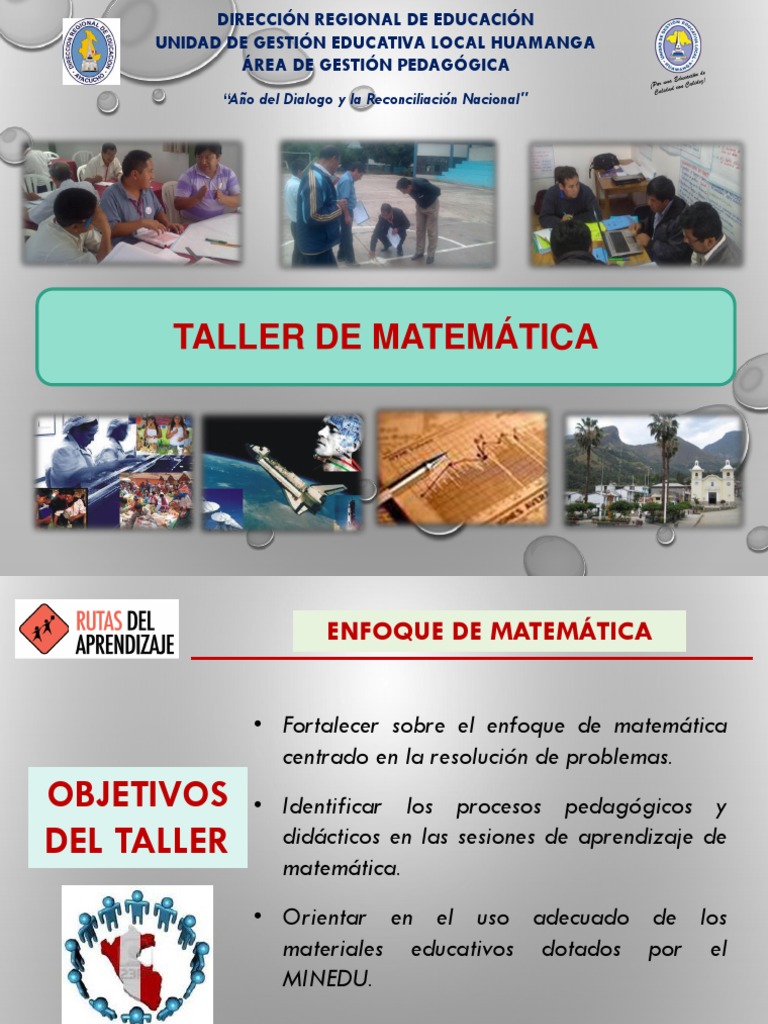 Taller de Matemática: Enfoque y Estrategias | PDF | Educación primaria ...