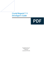 Crystal Reports™ 9 Developer's Guide: Crystal Decisions, Inc. 895 Emerson St. Palo Alto California, USA 94301