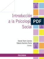 Introduccion a La Psicologia Social