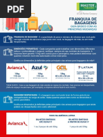 Regras para Franquia de Bagagens 