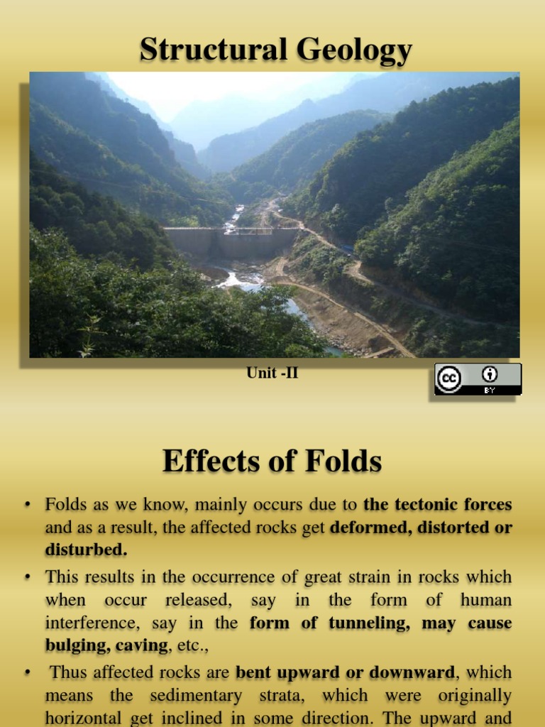 Effects of Folds in Structural Geology | PDF | Fault (Geology) | Dam