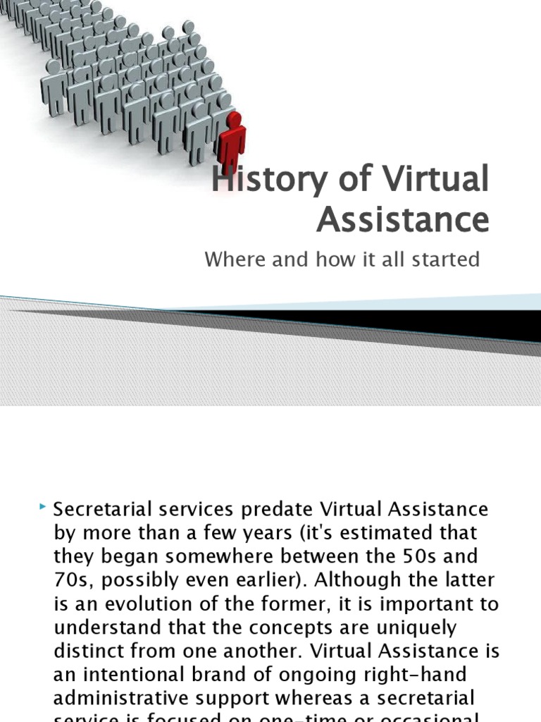 Virtual Assistance Evolution | PDF | Social Science