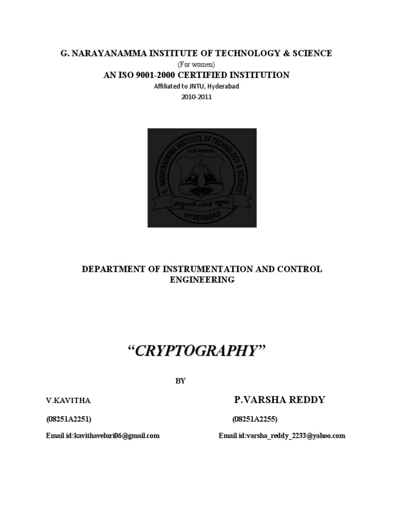Cryptography | PDF | Computers | Technology & Engineering