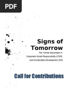 Download Signs of Tomorrow Call for Contributions by SignsOfTomorrow SN38397683 doc pdf