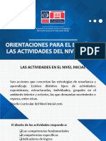 Actividades de Nivel Inicial