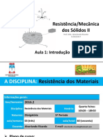 Resistência dos Materiais: Introdução à Análise de Estruturas