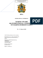 Marine CFD 2005 - 4th International Conference On Marine Hydrodynamics (2005, The Royal Institution of Naval Architects)