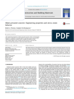 Alkali-activated Concrete Properties