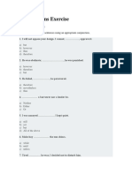 Conjunctions Exercise