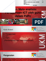 Kajian Meta Analisis Penggunaan ICT Oleh Guru Dalam PDP Bahasa Melayu 1