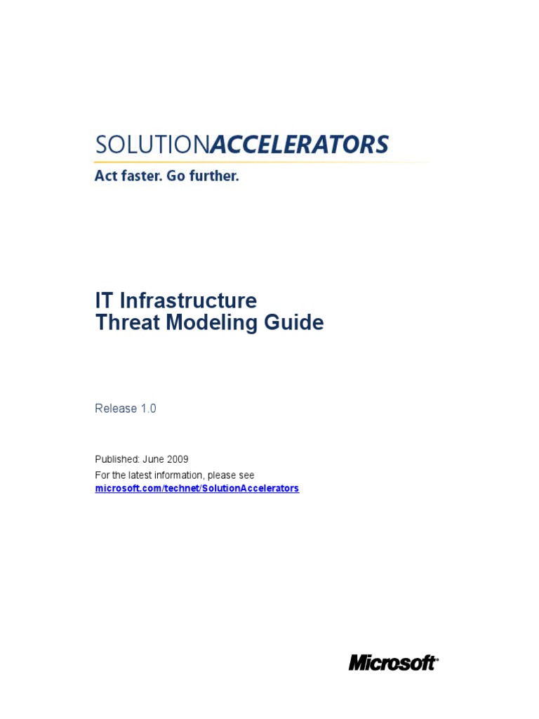 IT Infrastructure Threat Modeling Guide | PDF | Threat (Computer ...