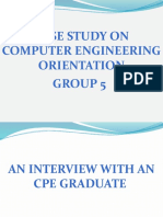 Case Study On Computer Engineering Orientation Group 5