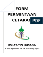 Form Permintaan Cetakan: Rsi At-Tin Husada