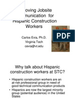 Improving Jobsite Communication For Hispanic Construction Workers