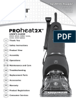 BISSELL User Guide ProHeat 2X Pet Carpet Cleaner 9200P