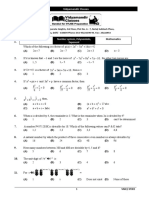 M - 4Y - Number System, Polynomials, Exponent - Class Test