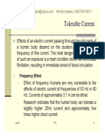 Grounding Design (Tolerable Current)