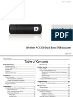 User Manual: Wireless AC1200 Dual Band USB Adapter