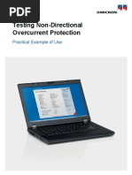 Example Overcurrent OvercurrentNonDirectional