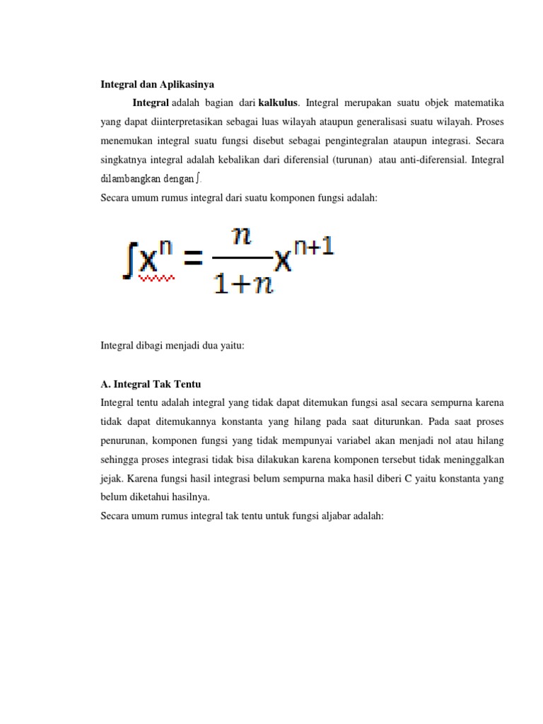 29++ Contoh Soal Integral Anti Diferensial Kumpulan