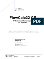 Orifice Calculation Program For Windows: Control Engineering