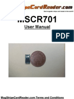 MSCR701 User Manual