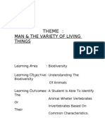 Theme:: Man & The Variety of Living Things