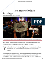 Victor Davis Hanson/ White Privilege's Strange Career - National Review