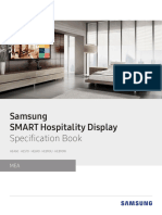 (Specification Book) SMART Hospitality Display - Middle East&Africa