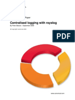 Centralised Logging With Rsyslog: Technical White Paper