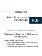 Health Promotion and Care of The Older Adult