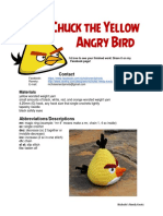 Chuck The Angry Bird Pattern