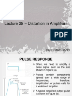 Distortion in Amplifiers: Rijil Ramchand