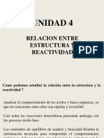 Relacion Entre Estrusctura y Reactividad. Carbocationes y Carbaniones