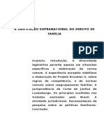 A Unificação Supranacional Do Direito de Família (1)