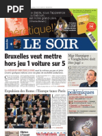 LE SOIR 10 SEPTEMBRE 2010
