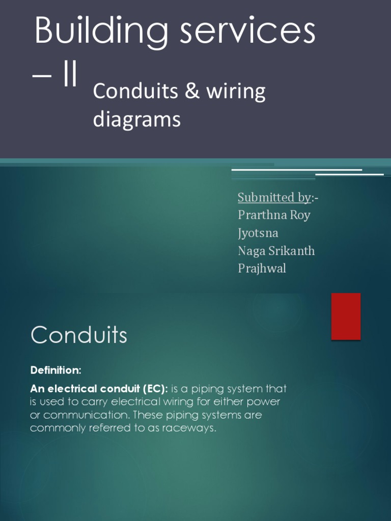 Conduits and Wiring Diagrams | PDF | Electrical Wiring | Electricity