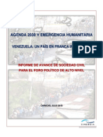Agenda 2030 y Emergencia Humanitaria. Venezuela Un País en Franca Involución